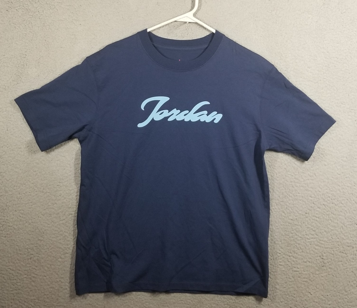 AIR JORDAN « Jordan GFX Signature Tee » Shirt Small Blue FV7200-410 NEW