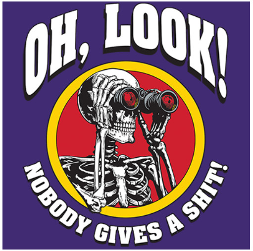 T-Shirt-OH LOOK-NOBODY GIVES A SH*T