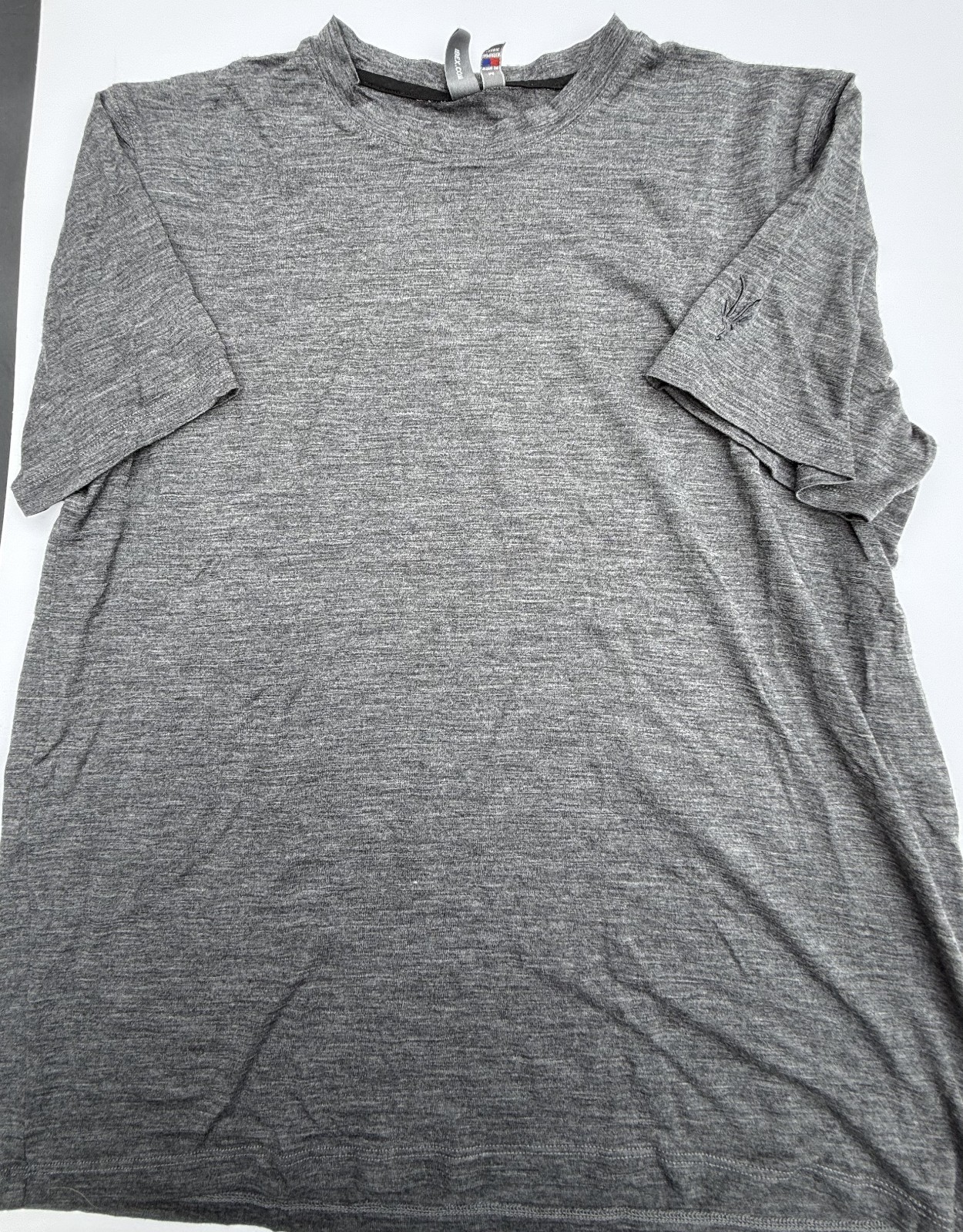Men&rsquo;s M ibex Gray Marled The Art Of Wool Made in USA T-Shirt