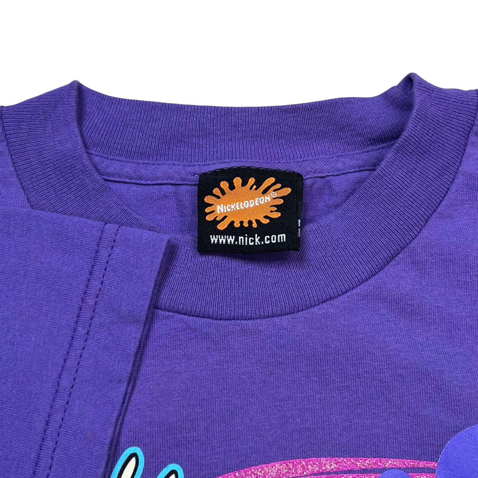 Vintage 1998 Nickelodeon All That Rugrats TV Show Promo Tee Fits M 19.5&Prime;x26.5&Prime;