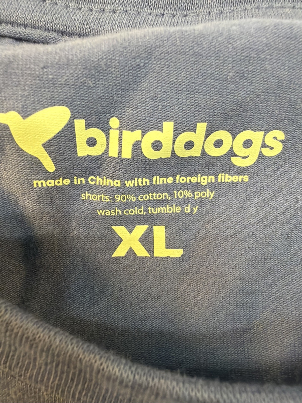 Bird Dog Performance T-Shirt XL Soft Feel Lightweight Cotton Pocket Logo Classic