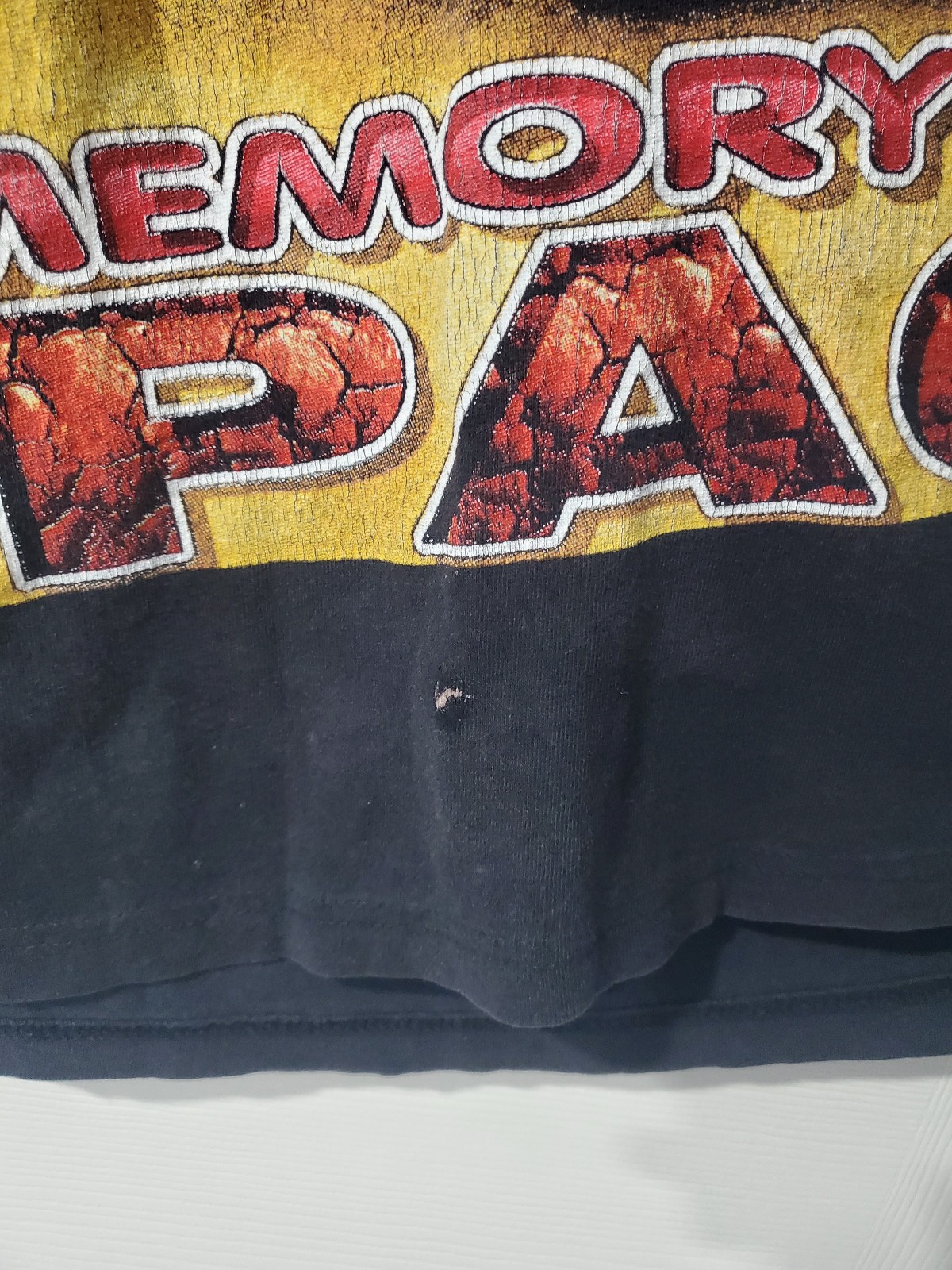 Vintage 90s « In Memory Of » 2PAC Tupac Big Face AOP Rap 2-Sided Men&rsquo;s T-Shirt XL