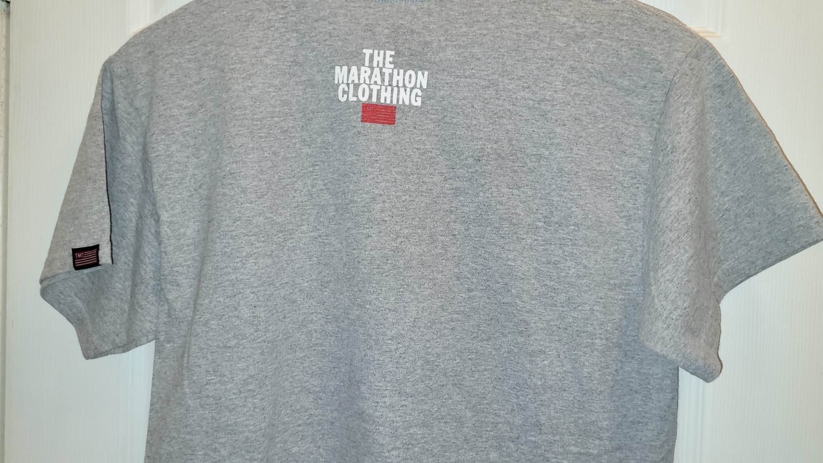 The Marathon Clothing Co. Crenshaw T Shirt Gray & Blue – Men’s Medium