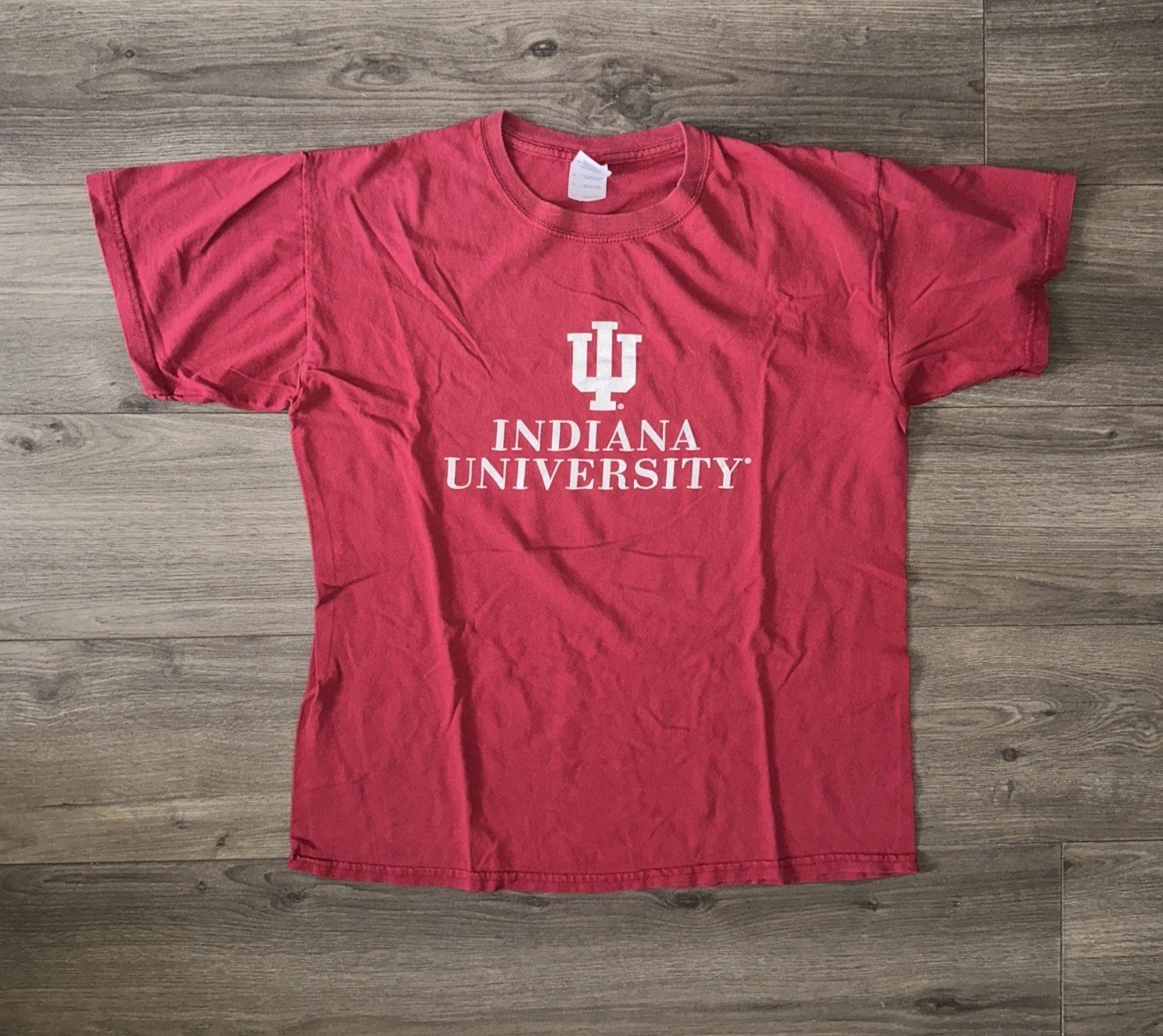 Vintage NCAA Indiana University Hoosiers Short Sleeve Tee Shirt Mens Large