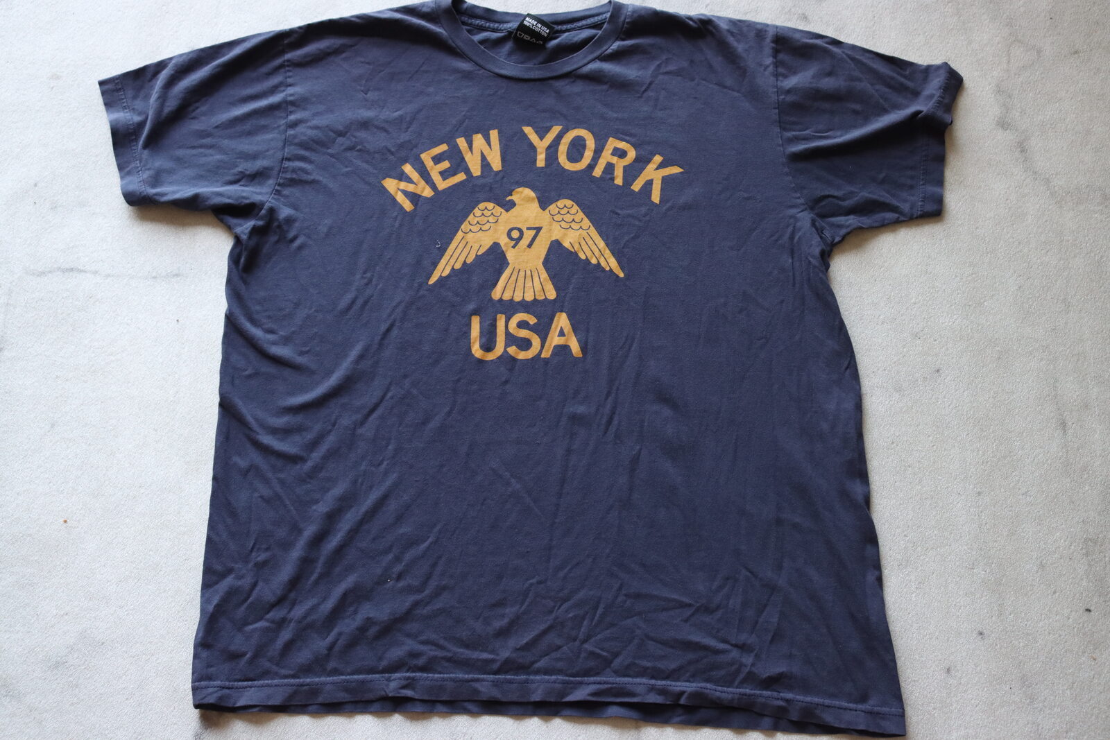 Vintage Only NY New York USA 97 Men&rsquo;s Blue T-Shirt Sz XL