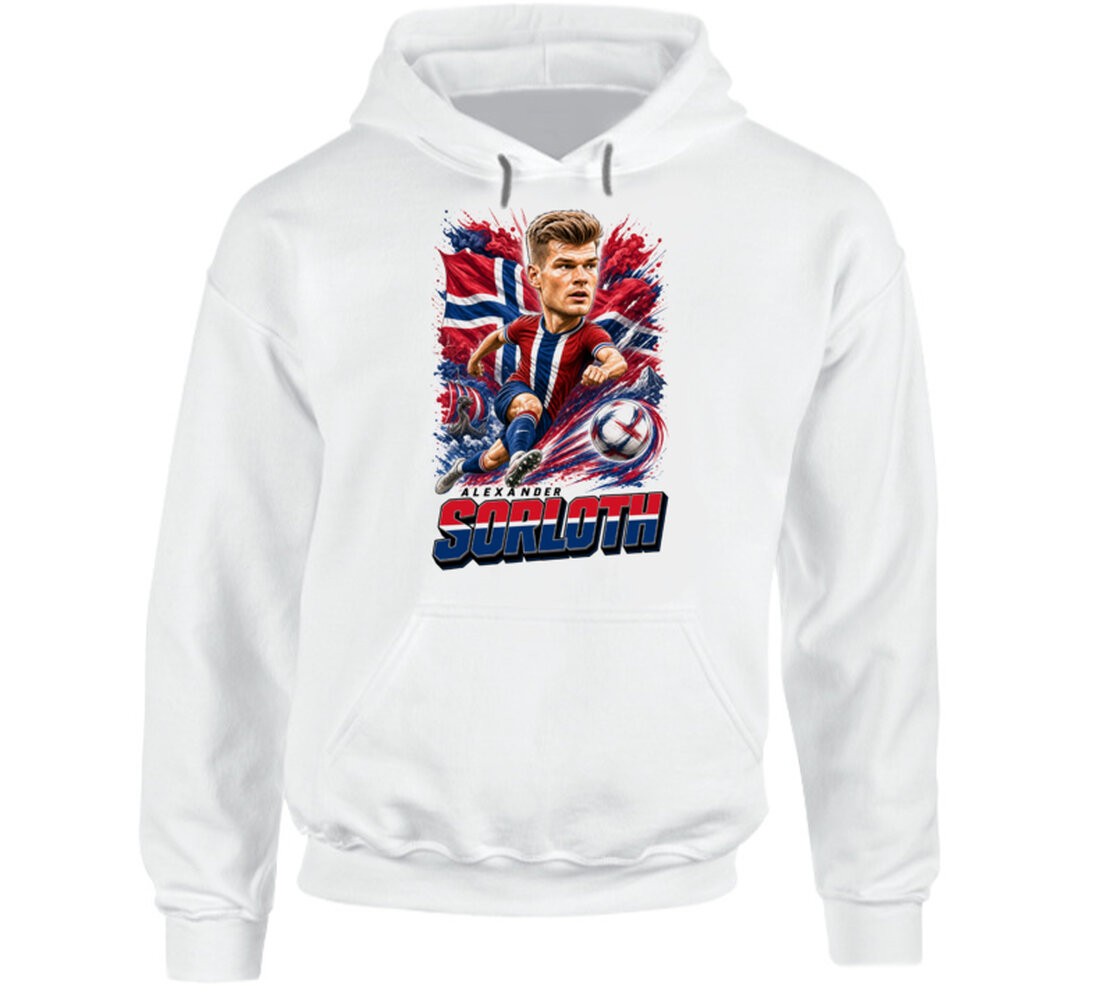 Alexander Sorloth Norway Soccer Caricature 2026 World Cup T Shirt