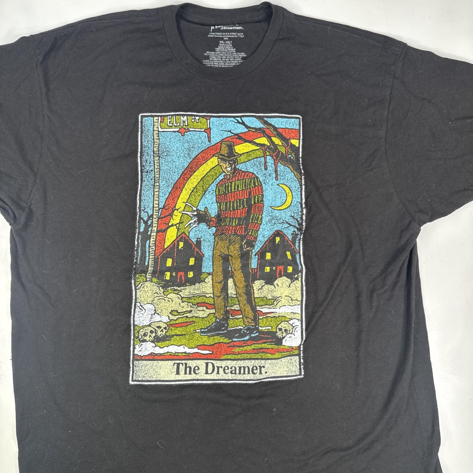 A Nightmare On Elm St T Shirt Mens XXL / XXLT Freddy Krueger The Dreamer Tarot