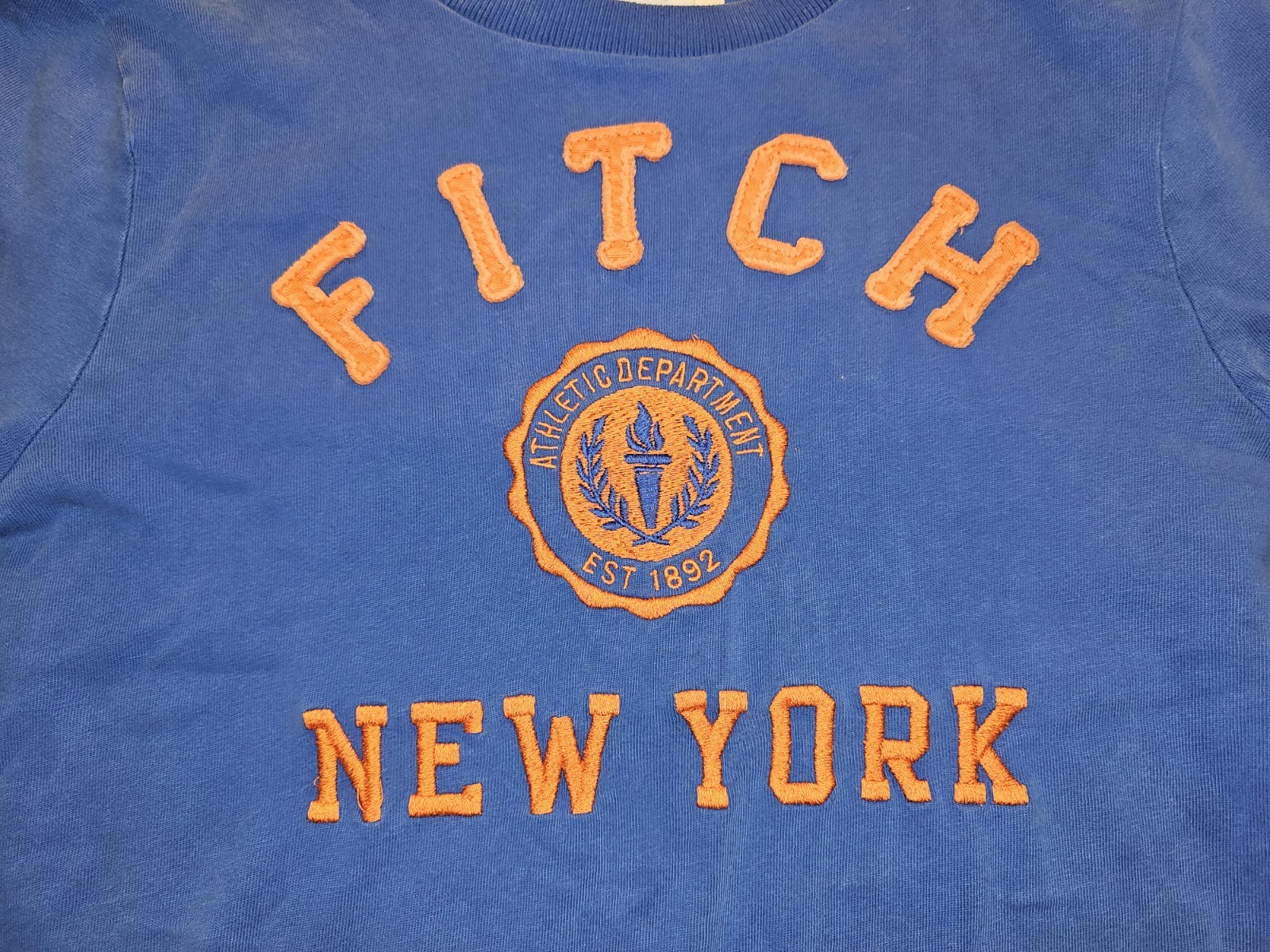 Abercrombie & Fitch New York – Blue Long Sleeve Shirt (Muscle) – Size M – 0020T