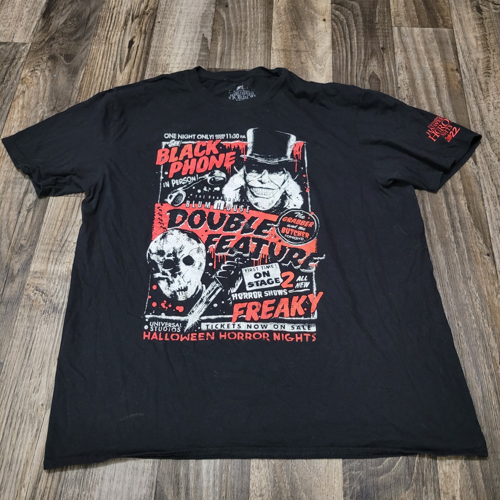 Universal Halloween Horror Nights Blumhouse Shirt Mens XL Black Phone Freaky