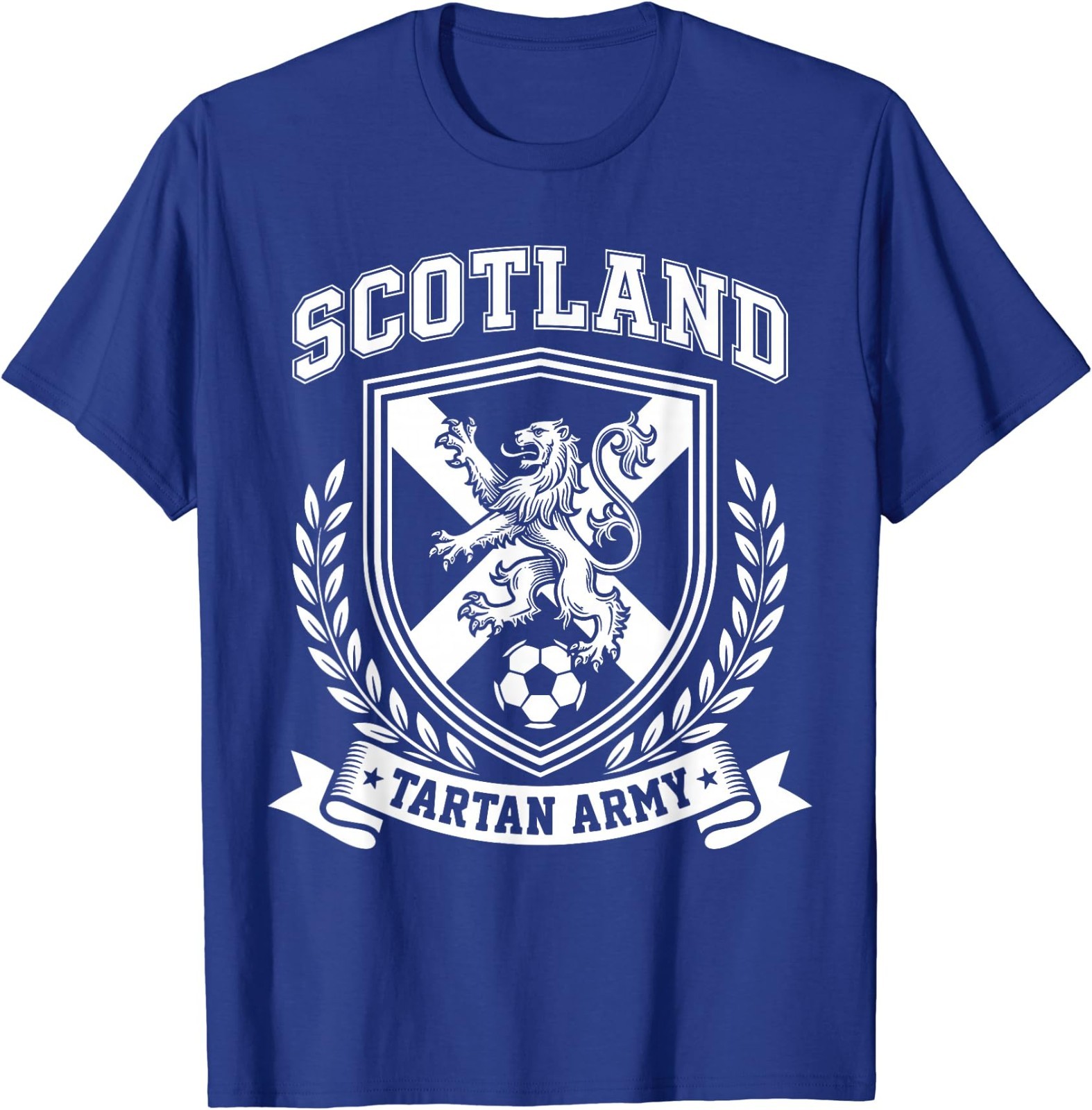 Tartan Army Scotland Patricotic Design T-Shirt