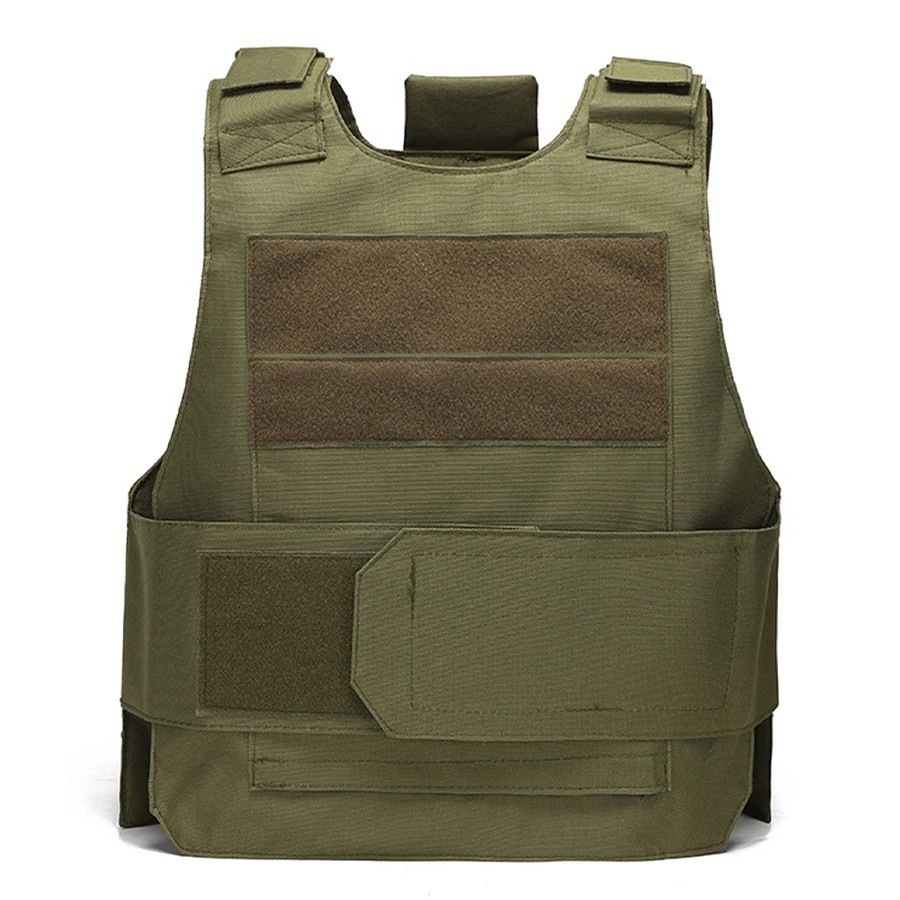 Body Bulletproof Vest Front Back Plates Armor Tactical Jacket Guard Security Kit
