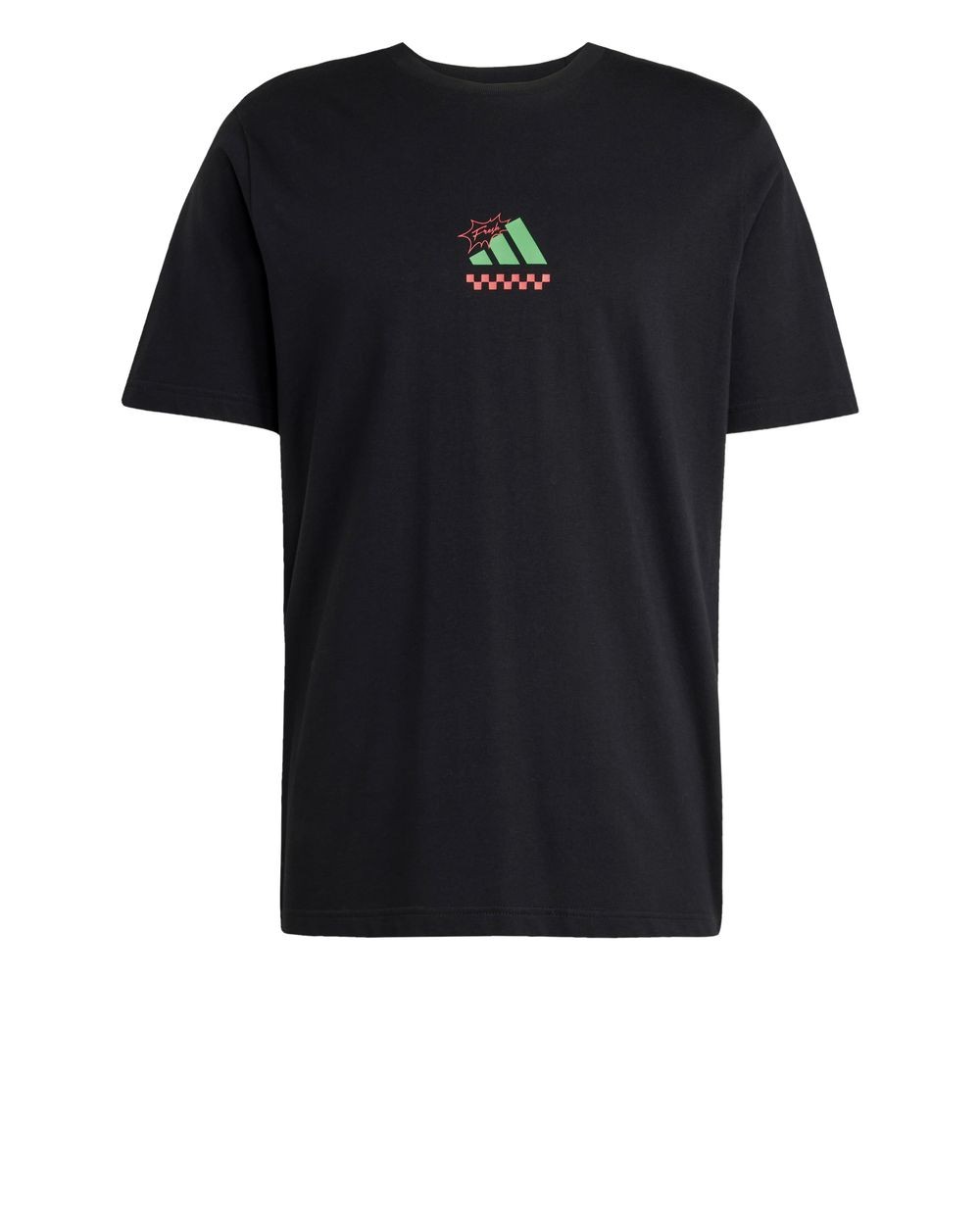 Adidas Black Lounge Pizza Graphic Unisex Jersey T-Shirt