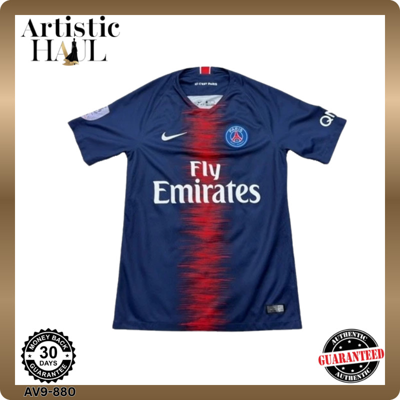 Nike Men&rsquo;s S Navy Striped Dri-Fit Jersey Slim Fit 2017