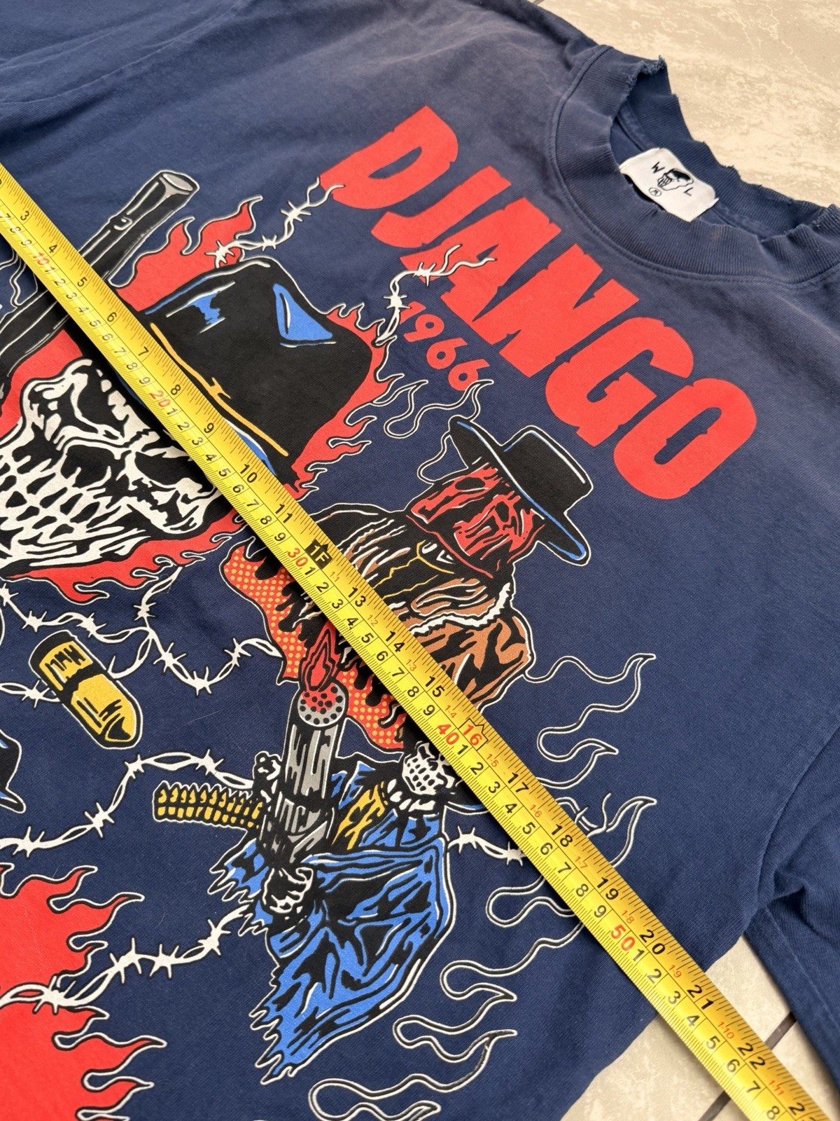 Warren Lotas Django 1966 Franco Nero T-Shirt Size Medium Oversized