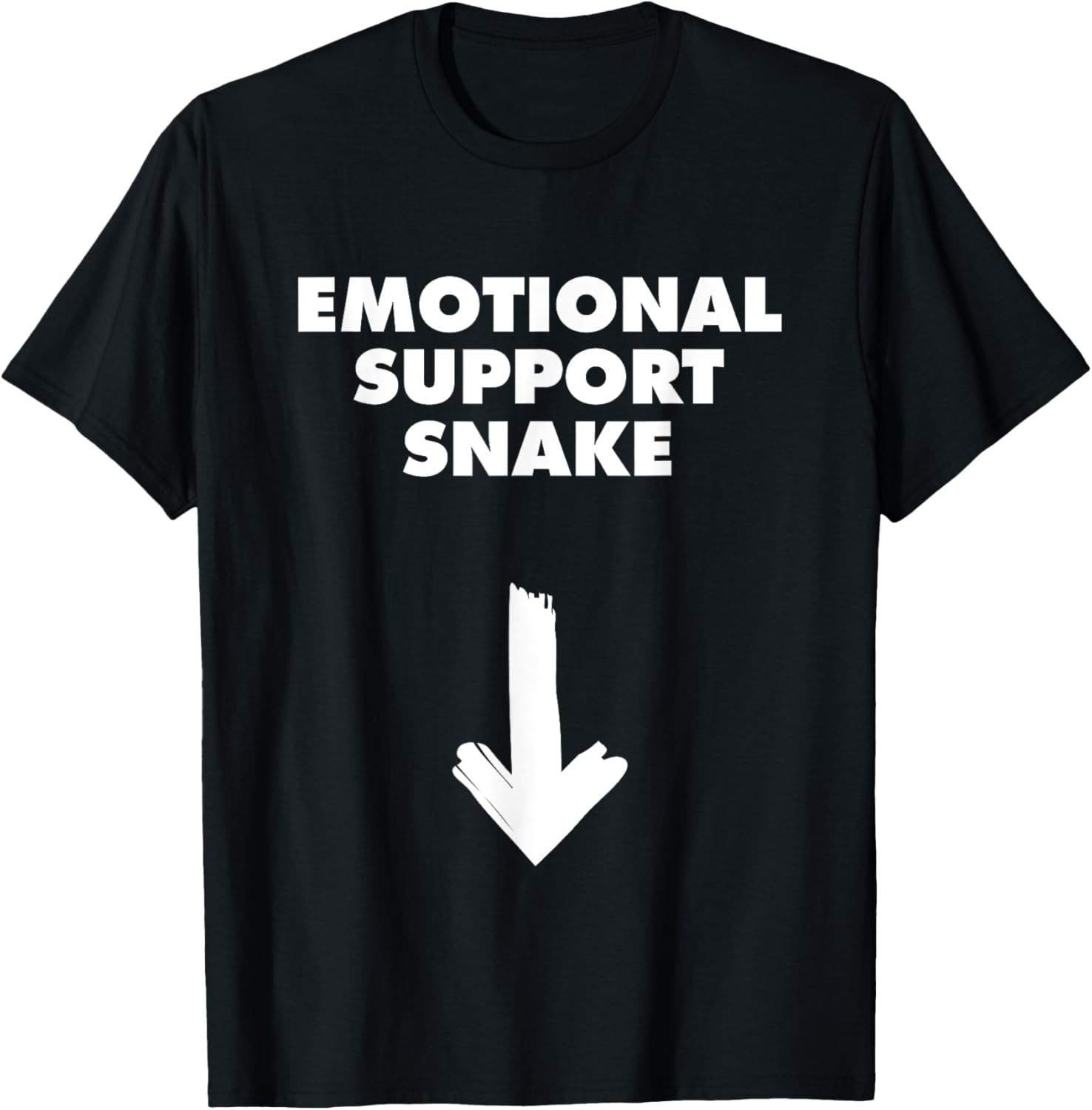 Mens Emotional Support Snake Funny Dirty Humor Adults T-Shirt