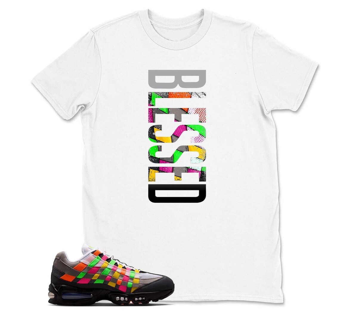 Blessed Shirt to Match Air Max 95 Woven, BLACK/WHITE