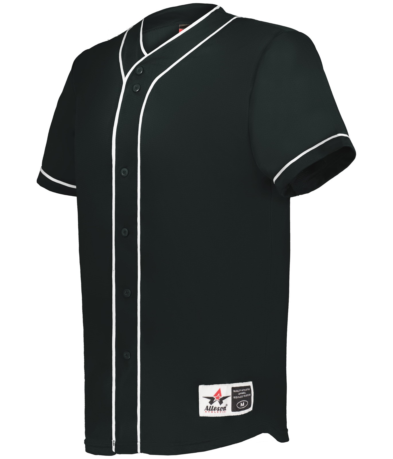 Alleson Athletic 52MBBJ Mens Diamond Full-Button Baseball Jersey