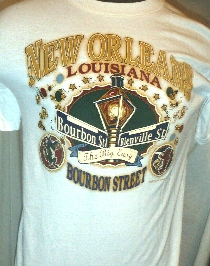 New Orleans Louisiana shirt Size Small Raised design