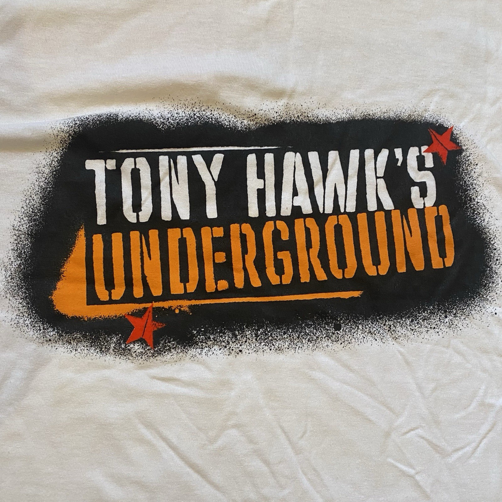 Vintage Tony Hawk Underground Video Game Promo Shirt Mens XL White Y2K GameStop