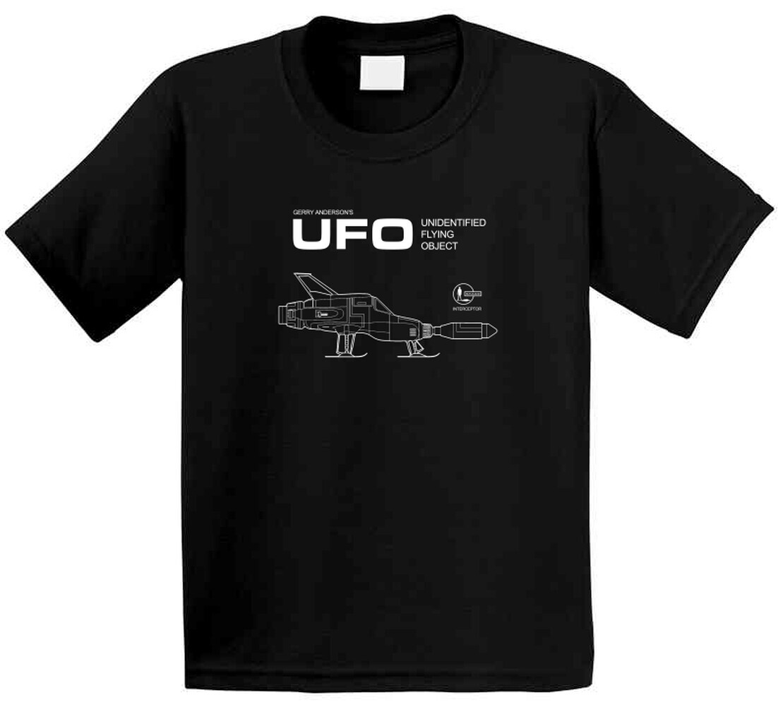 UFO SHADO TV Series Interceptor Blueprint T Shirt