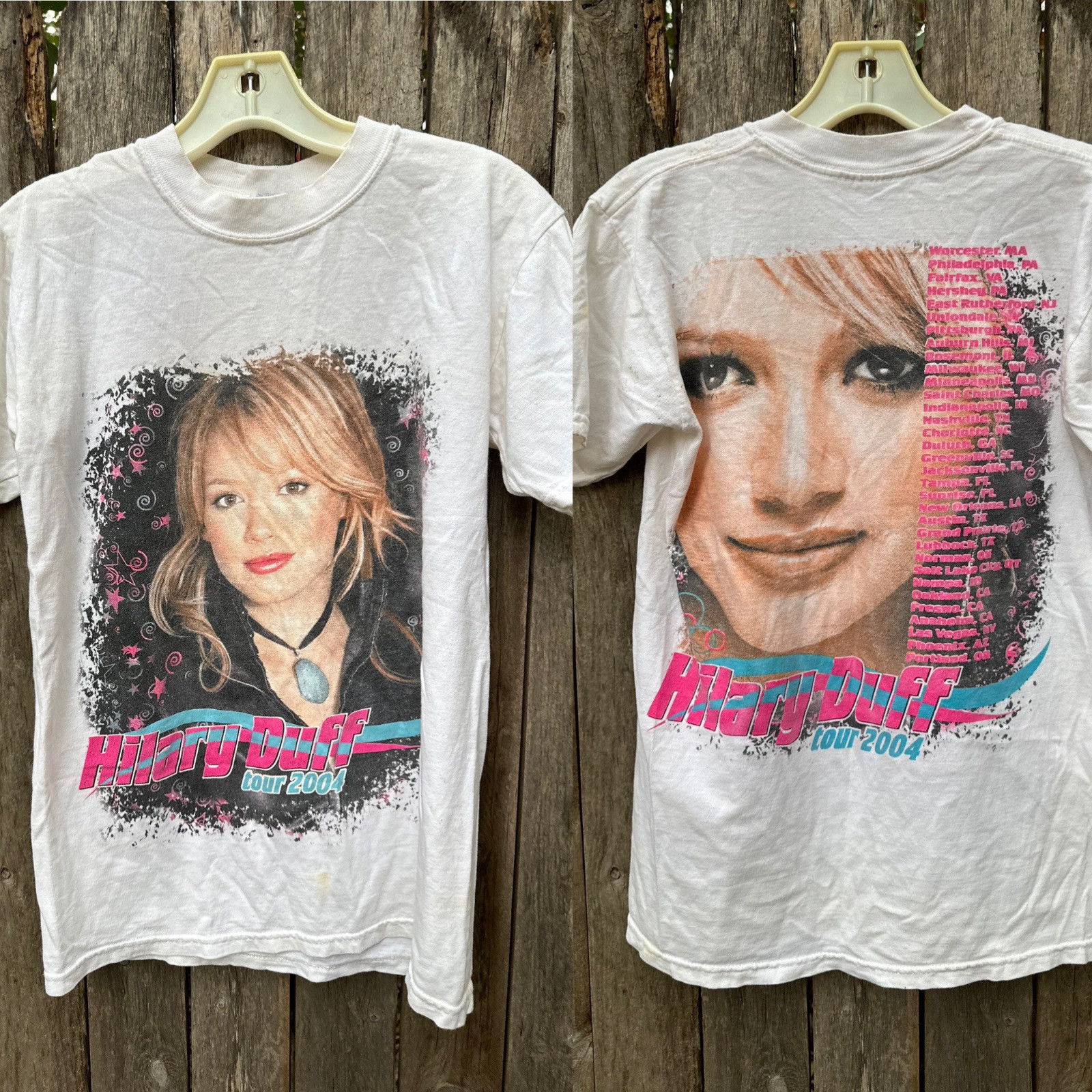 Hilary Duff Tour 2004 T-Shirt Unisex Cotton Tee Size S To 4XL 3A698