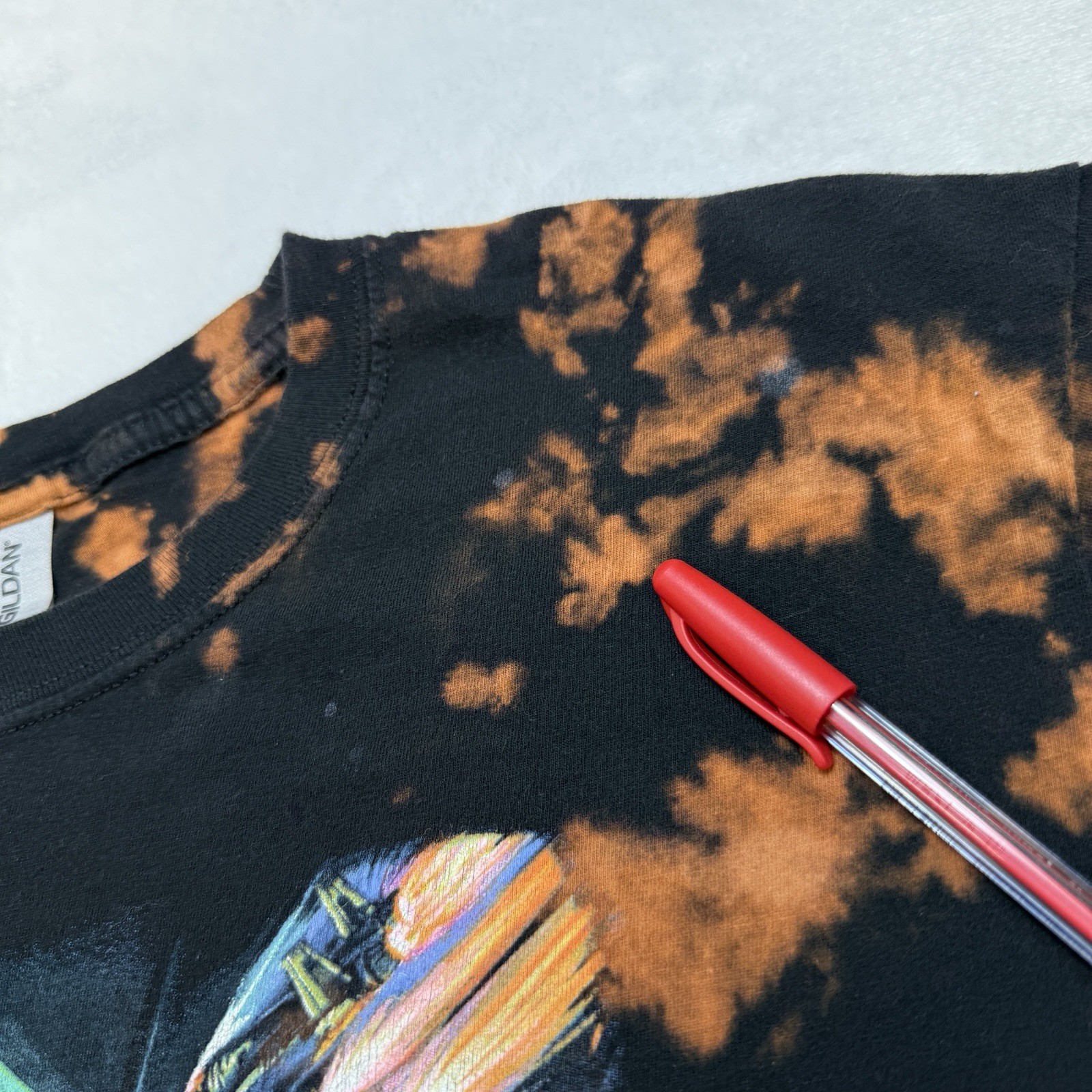 Green Day Hella Mega Tour Shirt L Bleach Tie Dye Fall Out Boy Weezer