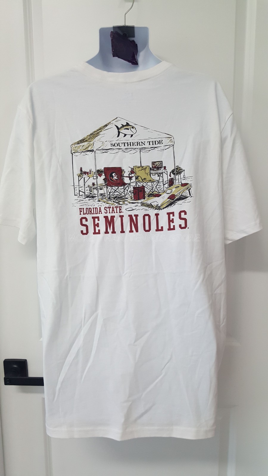 Southern Tide Men&rsquo;s White Tee Shirt T-Shirt FSU Seminoles