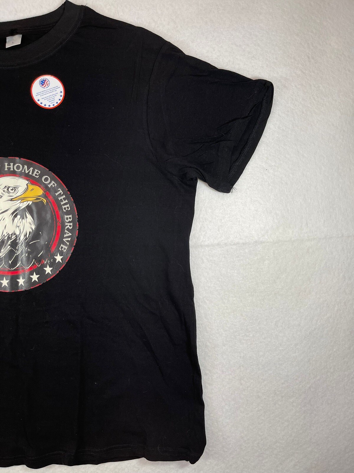 Land Of The Free – Home Of The Brave » Mens T-Shirt Size Large Unisex