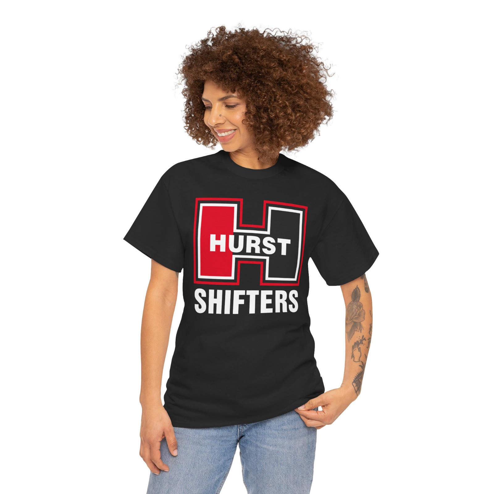New Tee Shirt HURST Shifters Racing Logo Men&rsquo;s T-Shirt American T-Shirt