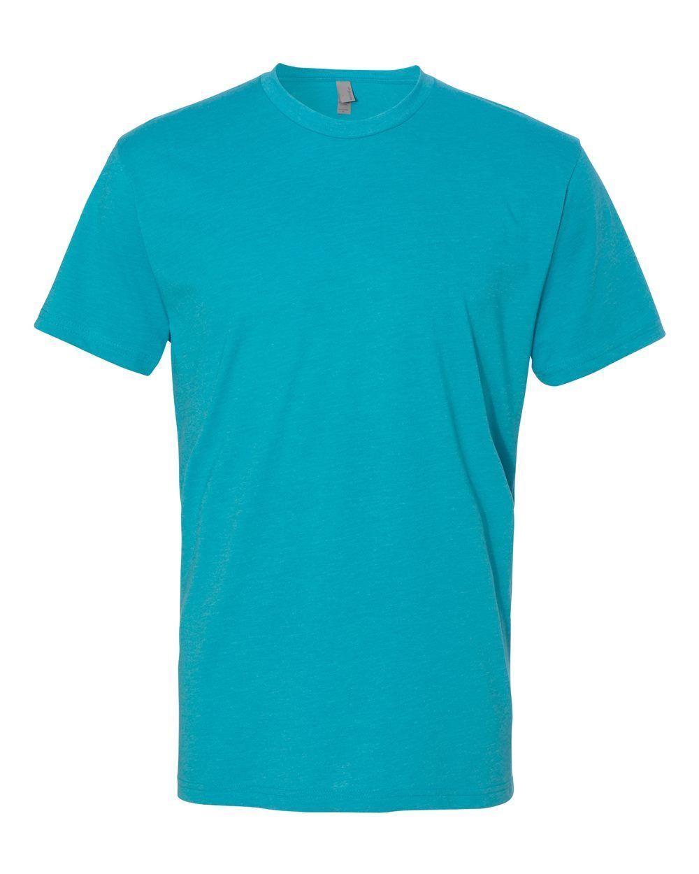 Next Level Men&rsquo;s CVC Crew Short Sleeve T-Shirt, Solid Cotton/Poly Tee, 6210