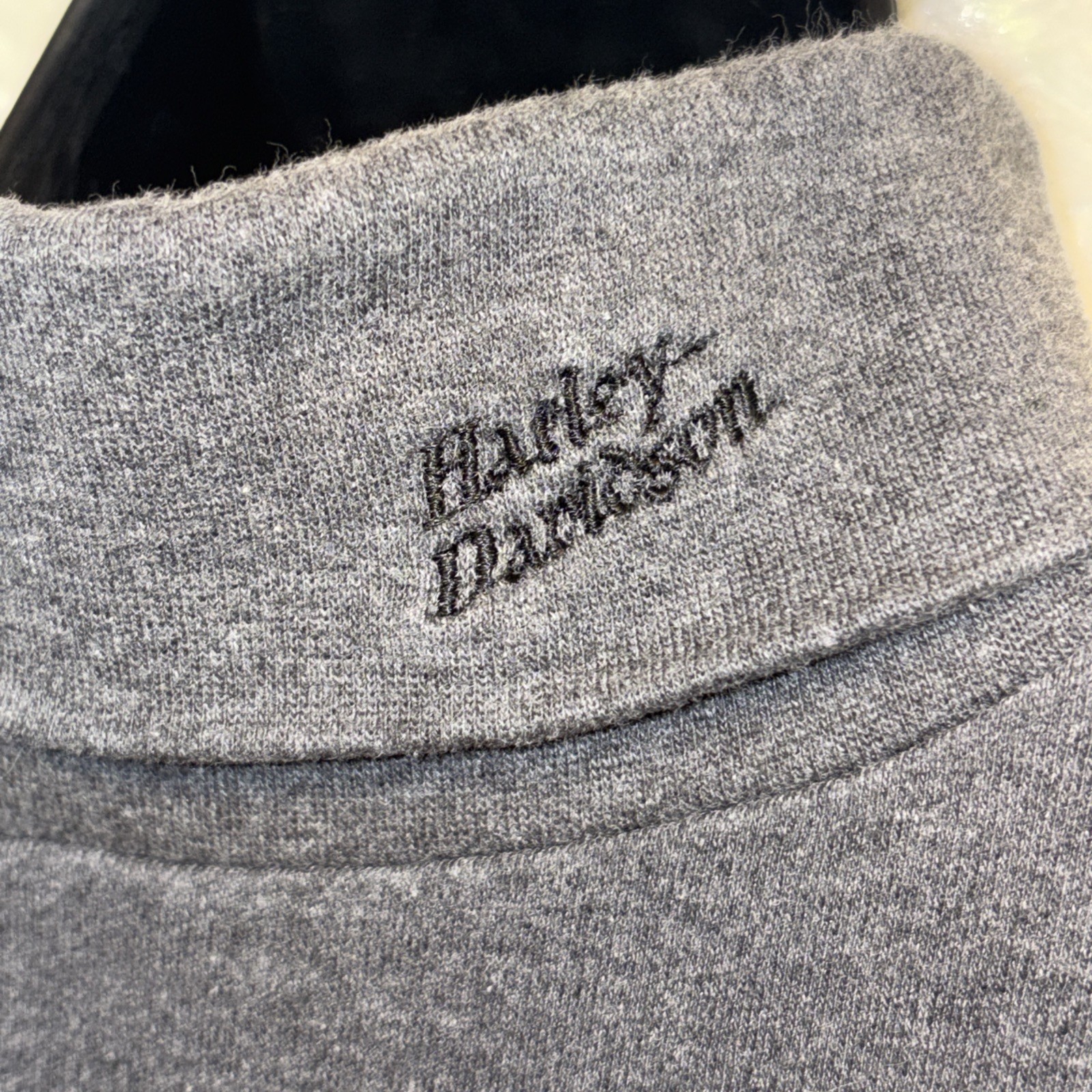 Harley-Davidson An American Legend Gray Men’s Large Embroidered Turtle Neck USA