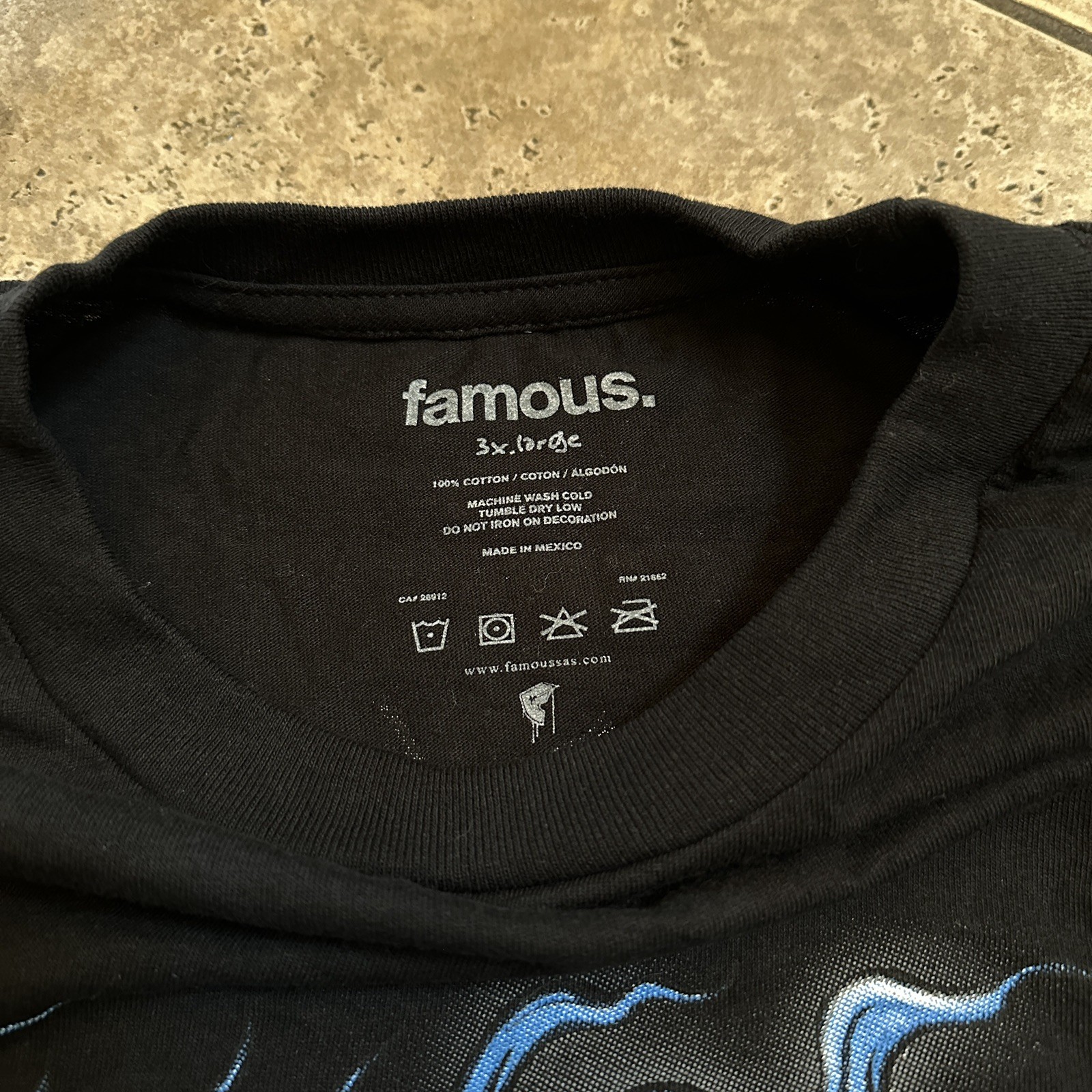vintage black Famous Stars and Straps graphic t-shirt Men&rsquo;s Size XXL