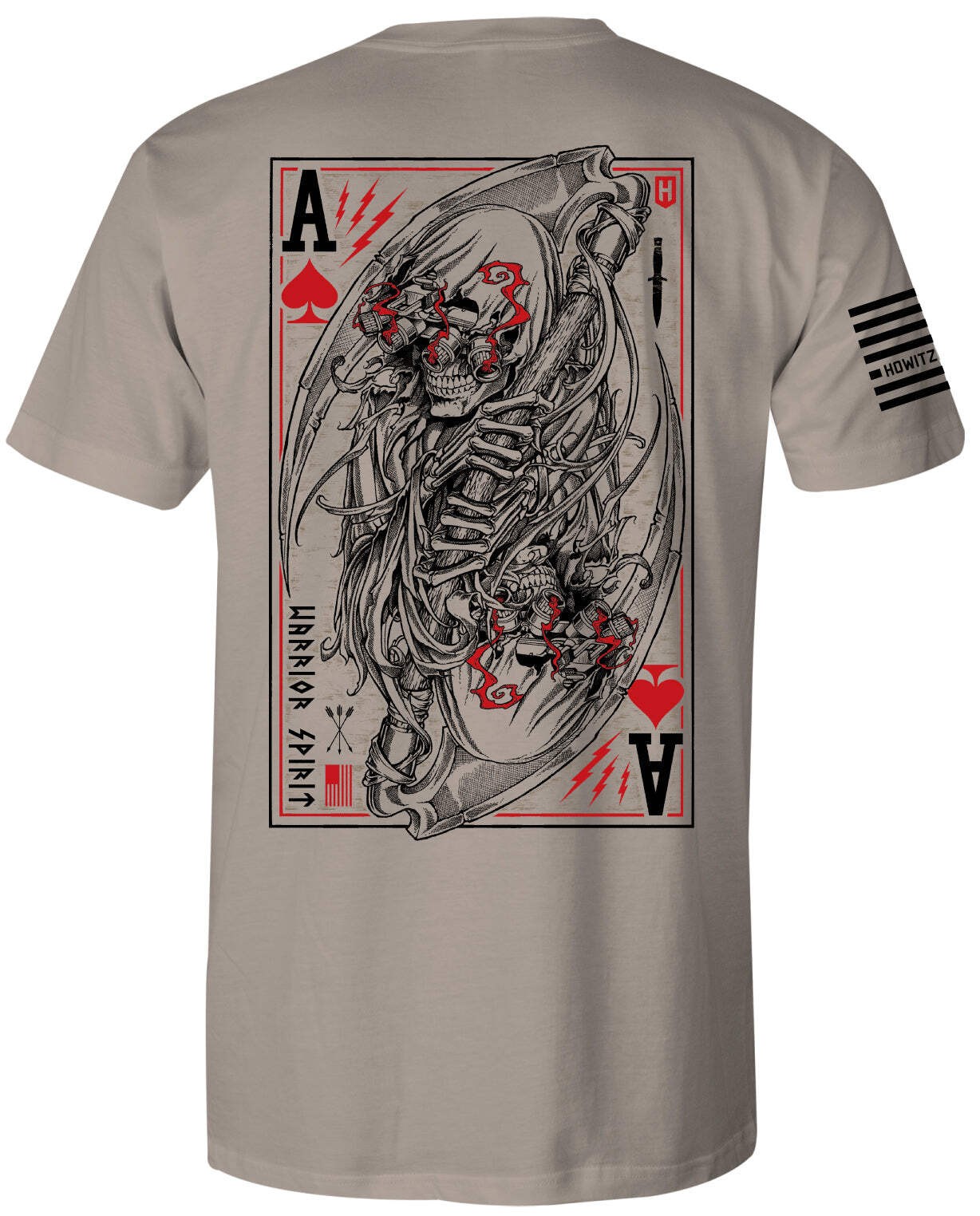 Howitzer Clothing Men&rsquo;s T-shirt Warrior Spirit Card
