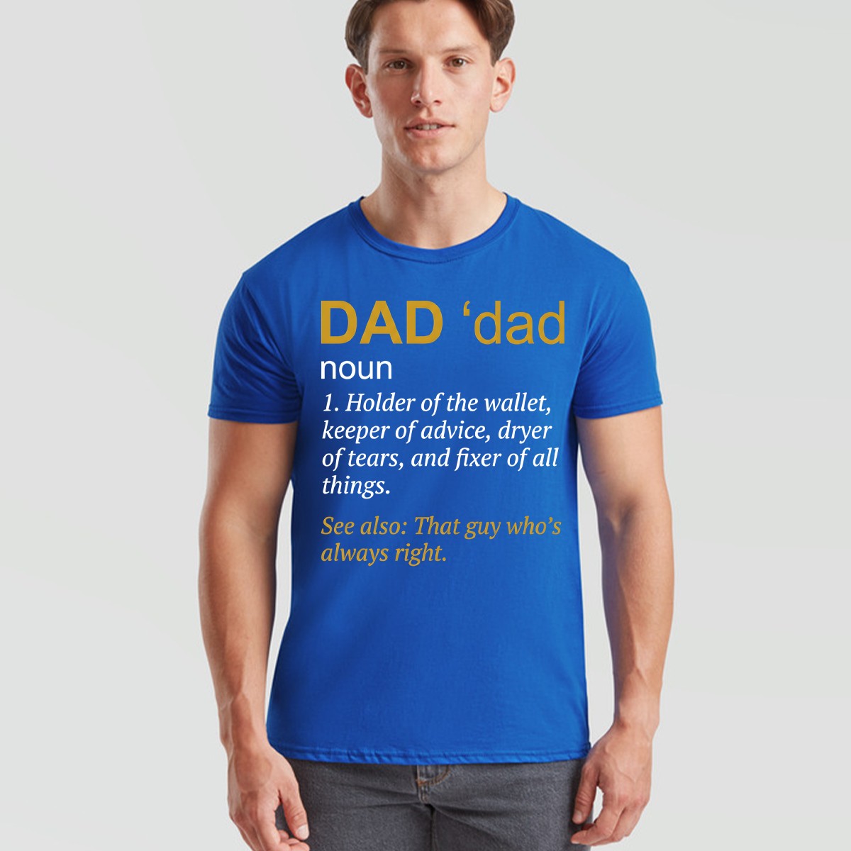 Fathers Day Mens T Shirt A Daughters First Love Daddy Definition Graphic Tee