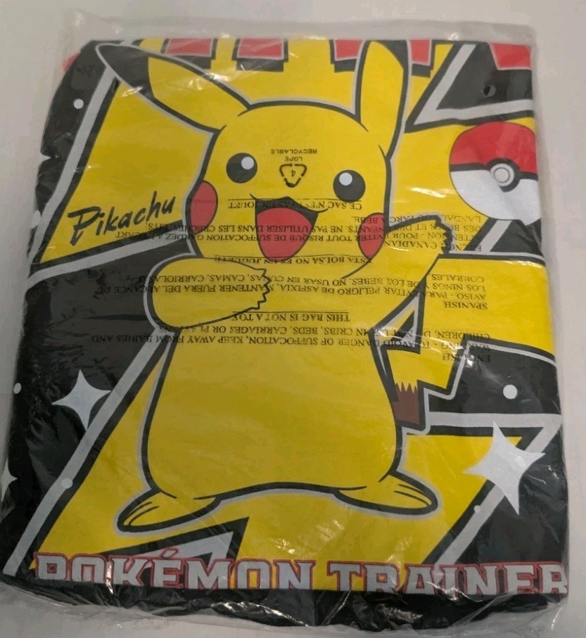Pokemon Trainer Pikachu Concert Tour Adult US XL Graphic T-Shirt Tee Black