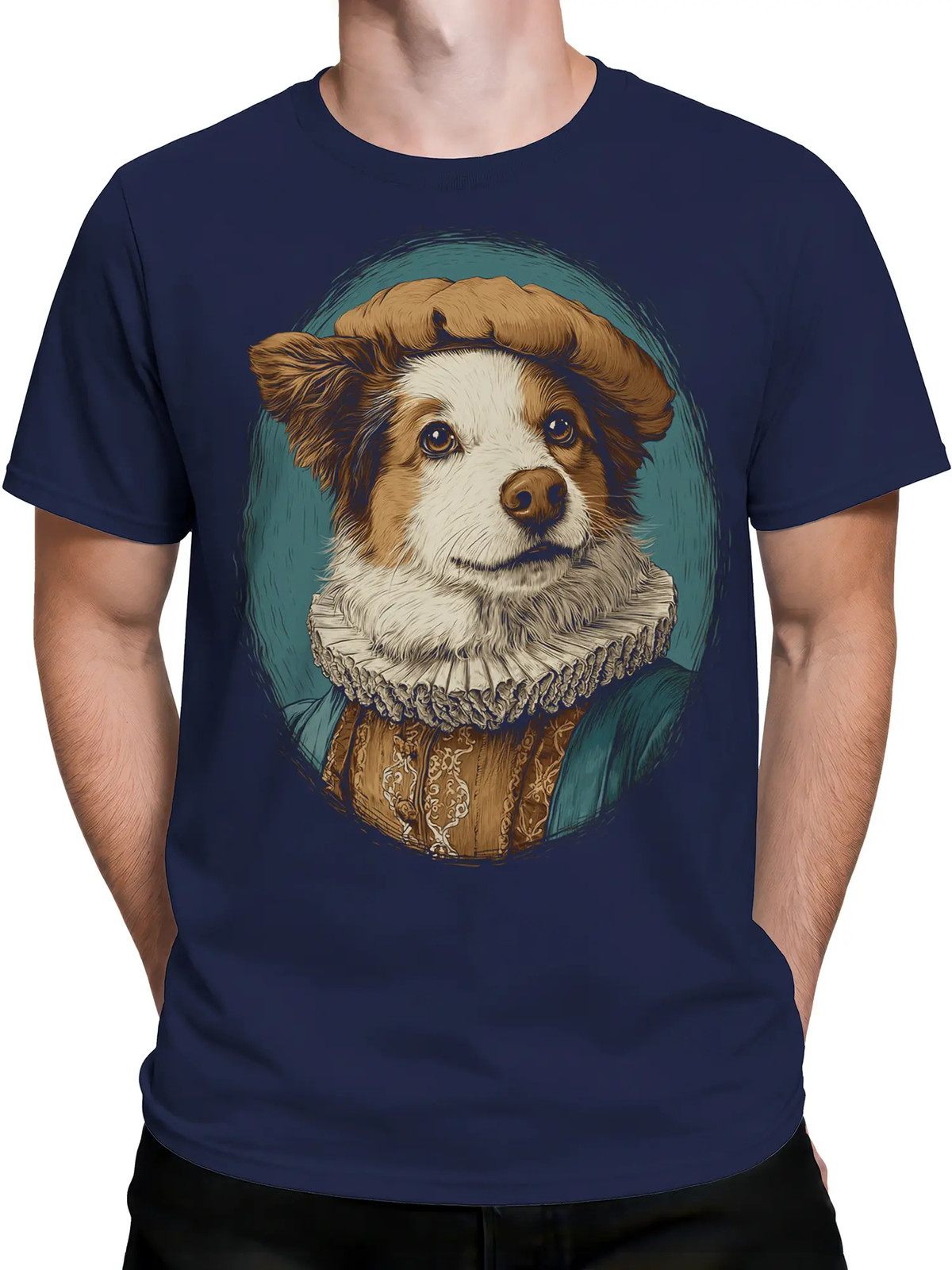 Renaissance Pup Dog T-Shirt | Unisex