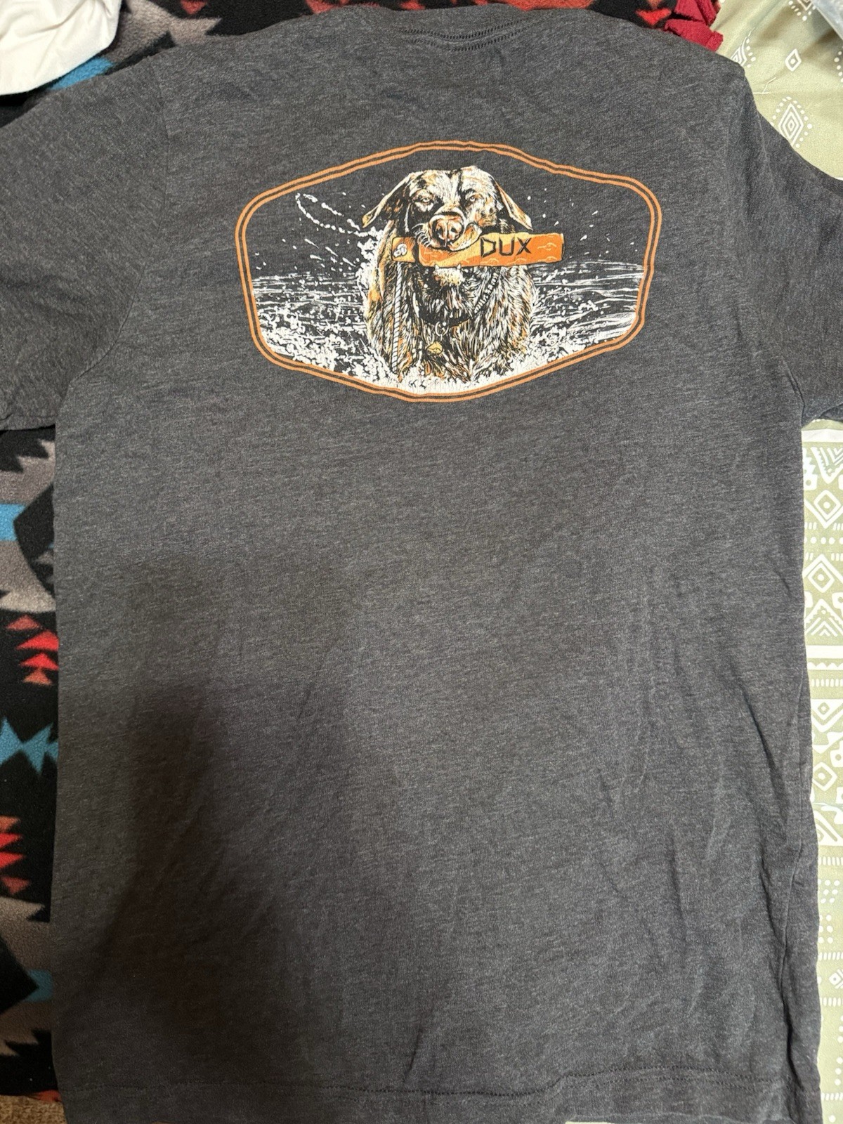 12 DUX Waterfowl Company Men’s Duck Hunting Graphic Tees M Crew Neck Cotton Knit