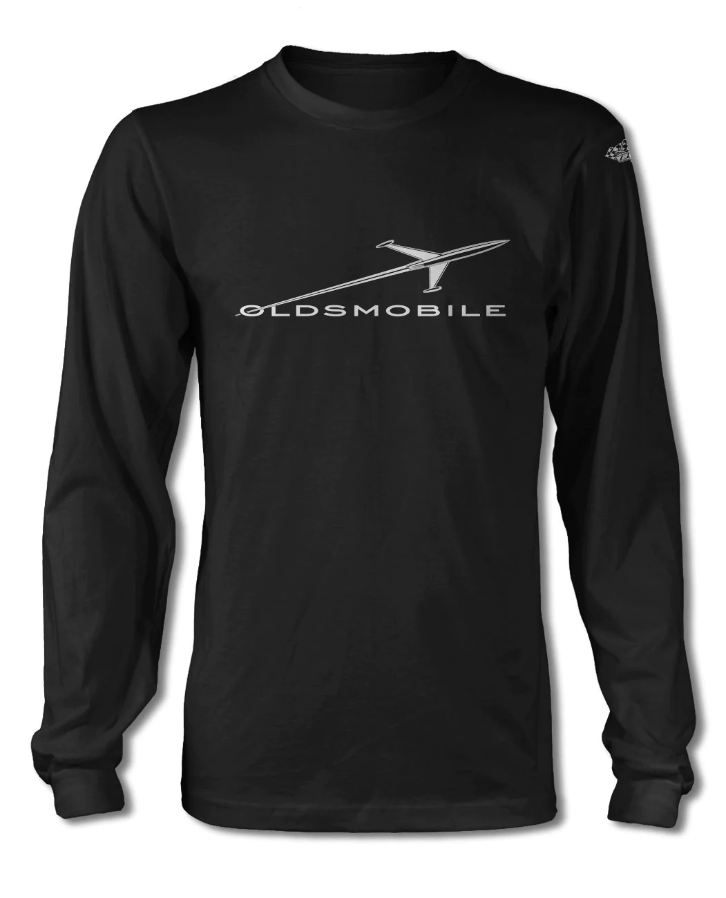 Oldsmobile Rocket Emblem 1956 T-Shirt – Long Sleeves – 6 Colors American Cotton