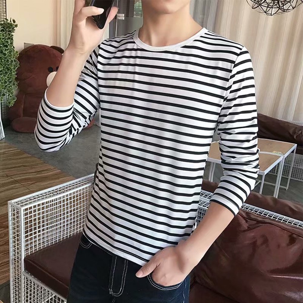 Men Tops Tees 1 Pcs Casual Durable Round Neck Shirts Spring And Autumn