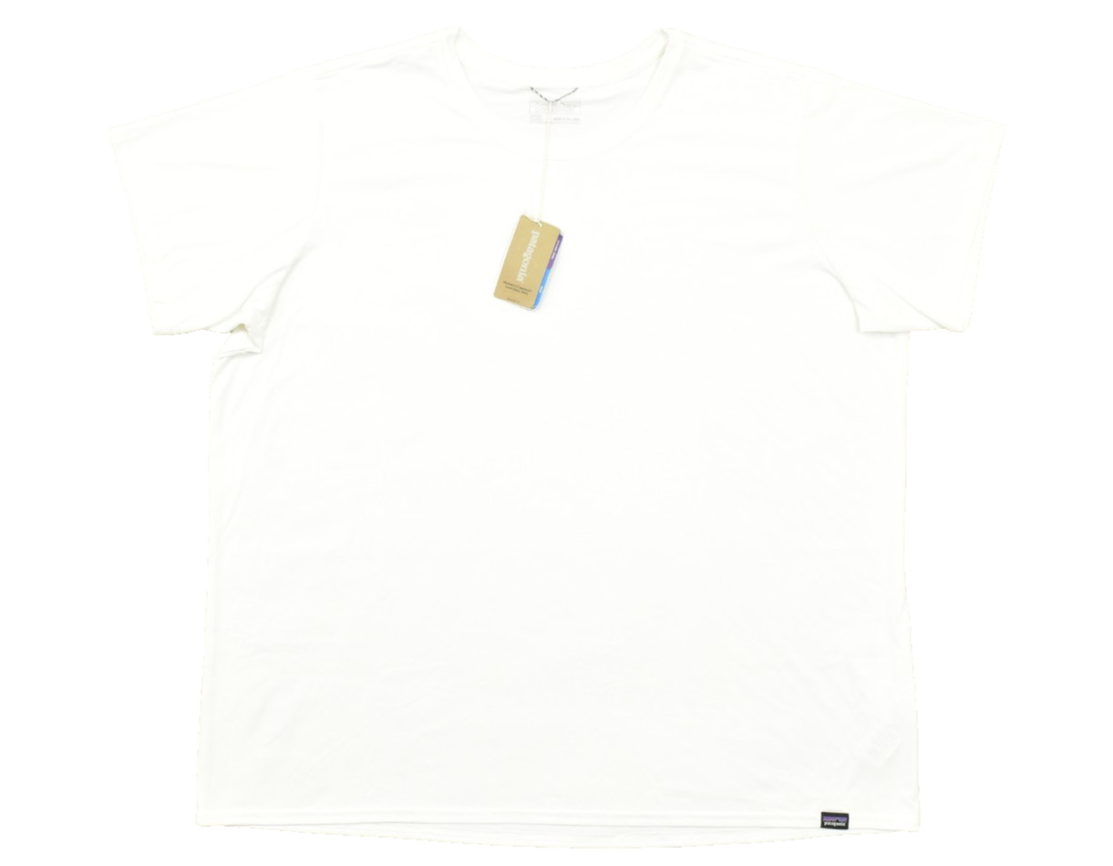 Patagonia Men&rsquo;s Capilene Cool Daily Shirt Short Sleeve Solid White Size XXL NEW