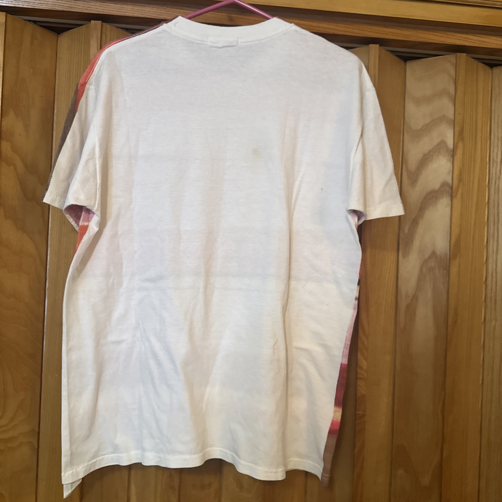 Issey Miyake Men Colorful Striped Ribbed T Shirt Size Large