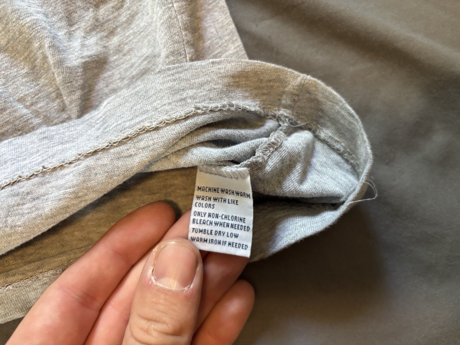 Vintage Polo By Ralph Lauren Tee Shirt Mens Large Gray Single Stitch Pony Logo