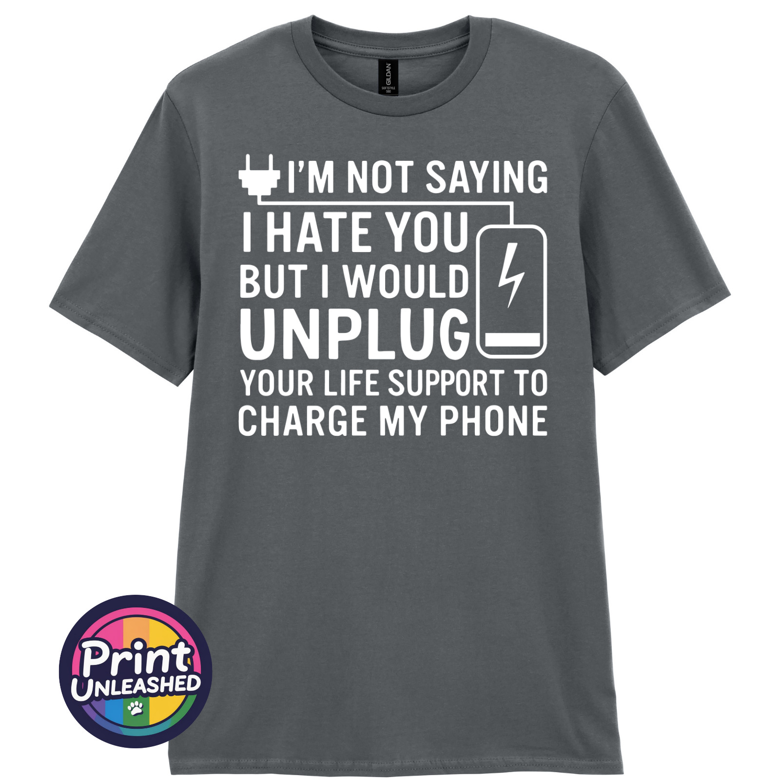 I&rsquo;m Not Saying I Hate You T-Shirt Funny Dark Humour Offensive Sarcastic Tee