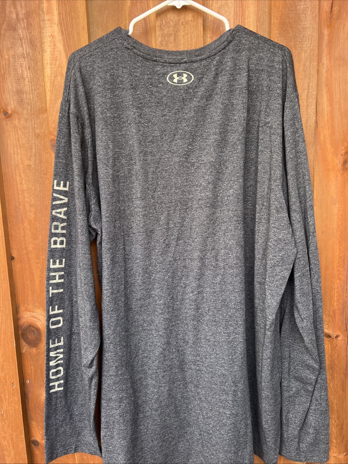 Under Armour Project Rock 3XL Long Sleeve Land of Free Home of Brave NEW W/TAGS