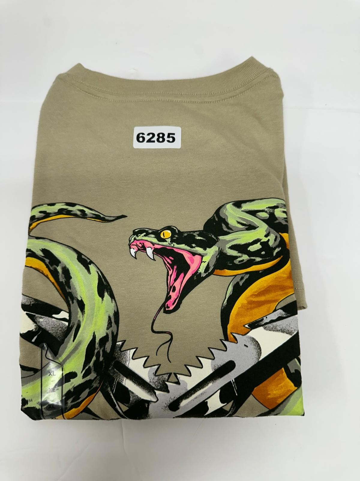 Under Armour Freedom Snake Knife Tee Shirt Mens XL Desert Sand Tactical Graphic
