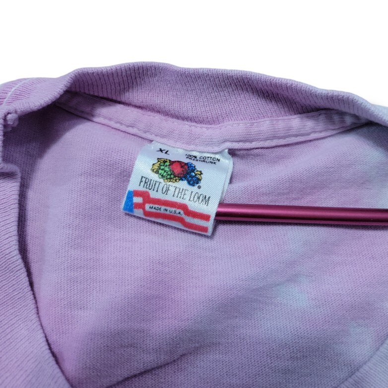 Vintage Fruit Of The Loom Shirt Size XL « I Love Milwaukee » Graphic Tee Tie-Dyed