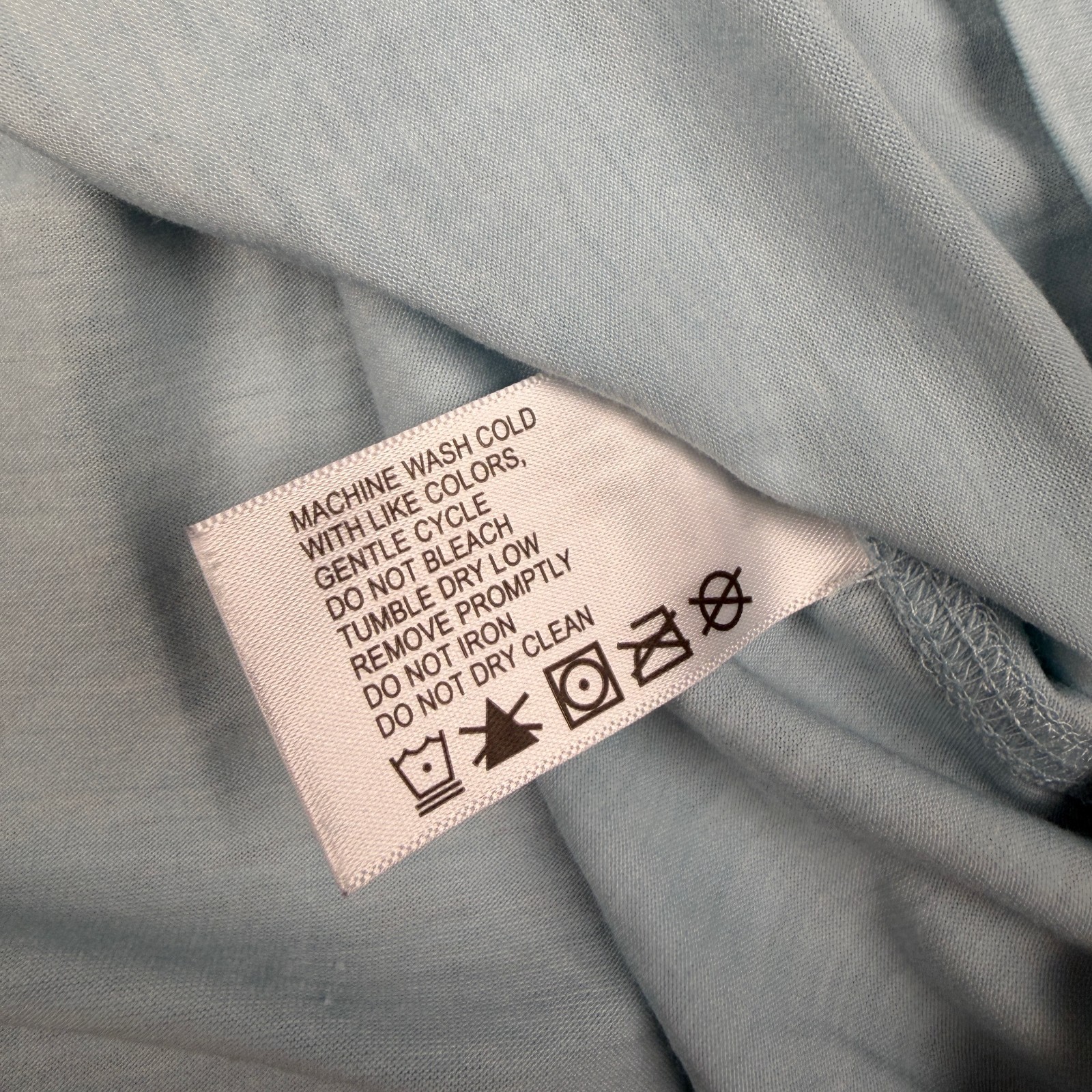 Orvis Shirt Mens Medium Blue DriCast Long Sleeve Crew Fly Fishing Rayon UPF50
