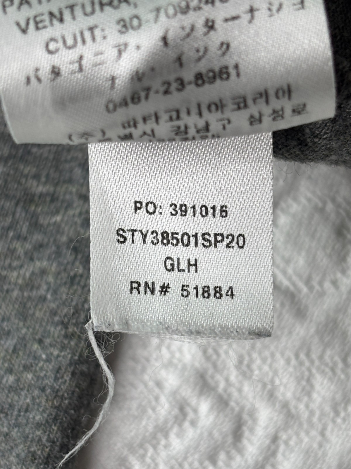 Patagonia Mens Responsibili-tee Tshirt Sze L Grey Regular Fit Blended Fabric EUC