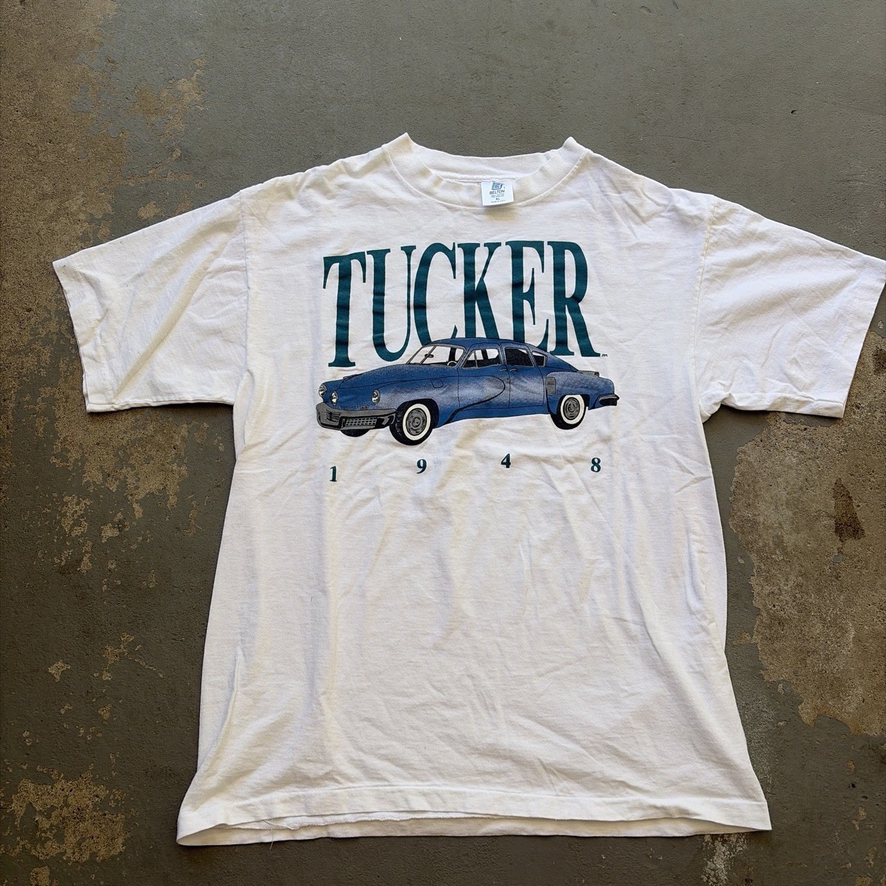 Vintage 90’s The Tucker Car – graphic T – shirt – size XL – single stitch