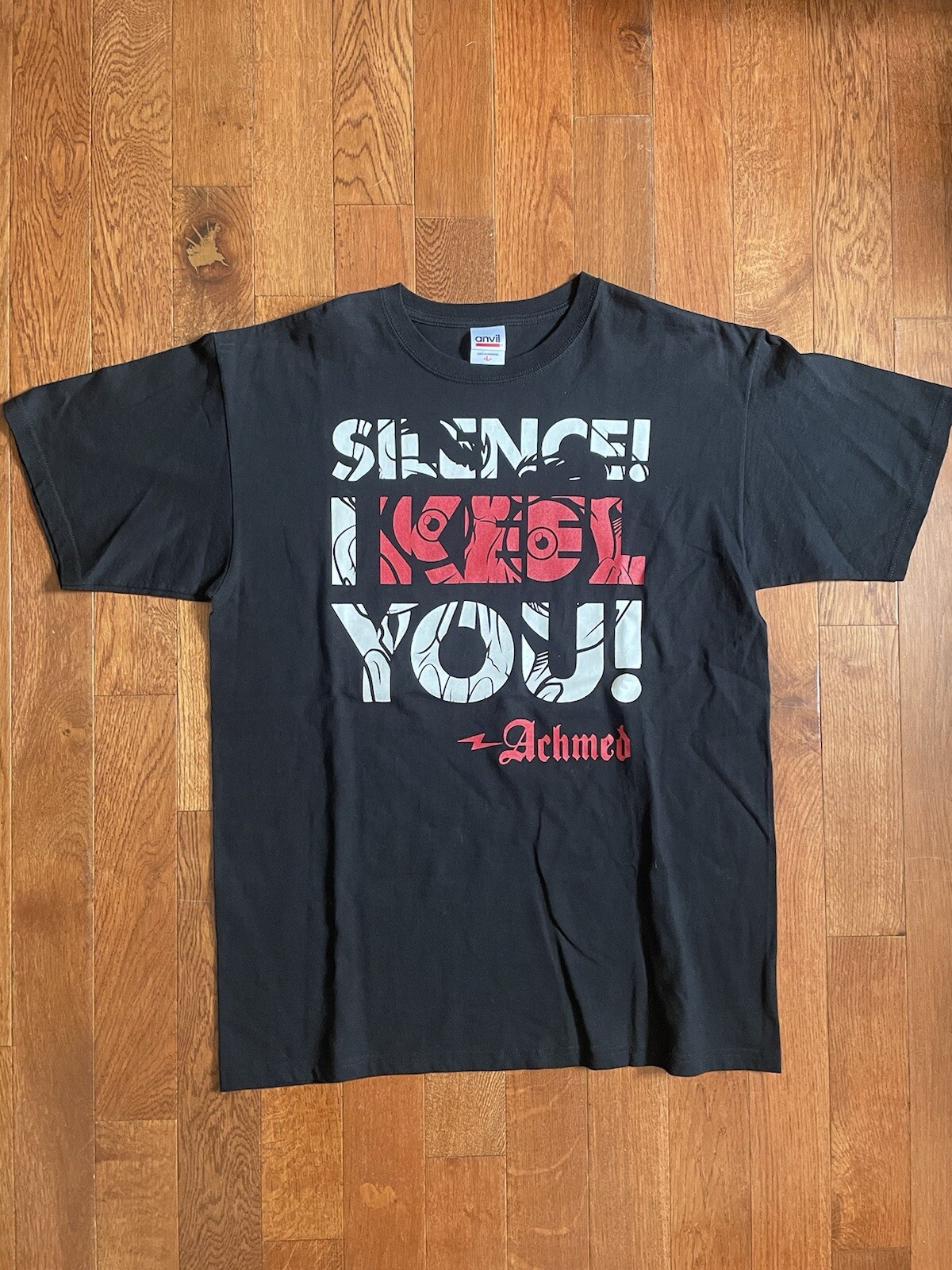 Jeff Dunham T-Shirt Silence! I Keel Kill You! Achmed Mens Large Humor Comedy Y2K